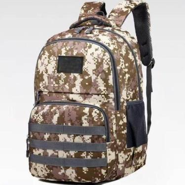 Imagem de Mochila Mala Bolsa 25L Camuflada Casual Acampamento Verão Corrida Semi
