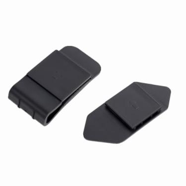 Imagem de iSunergy Clipe de cinto para fone de ouvido de capacete, clipes de capacete de motocicleta para fones de ouvido Q7/Q2/V7/Q8/Novo V4 plus/MS8/MS20 (1 clipe adesivo traseiro + 1 clipe de cinto)