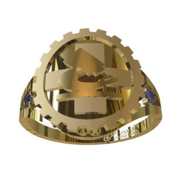 Imagem de Anel De Formatura De Biomedicina Em Ouro 18K - Vieira  Cruz Joias, 16,