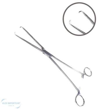 Imagem de Pinça Hemostática Pozzi 25,5cm Reta Weldon auxilia clinicas - A.R Vari