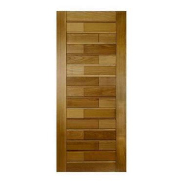 Imagem de Porta Roma Montada em Madeira Maciça Tauari - Mapaf, 90cm x 210cm