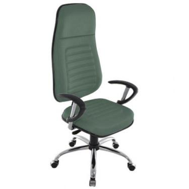 Imagem de Cadeira Presidente com Espaldar Alto Linha Blenda Verde - Design Offic