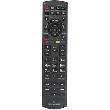 Imagem de N2QAYB000933 Controle remoto de substituição compatível com Panasonic TV TH-60AS700A TH55AX670A TH60AS740A TH-60AS700Z TH-55AS740A TH-55AS670A TH-55AS670Z TH-42AS700A TH-42AS700Z TH-50AS700A TH-50AS700A TH-Z TH-50AS700A