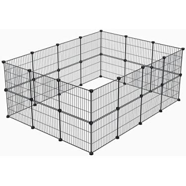 Imagem de LURIVA Cercadinho para Animais Pequenos, Gaiolas para Porquinhos-Da-Índia, Cercadinho para Animais de Estimação, Gaiola para Coelhos, Gaiola para Animais Pequenos, Cercadinho para Cachorros Gatinhos,