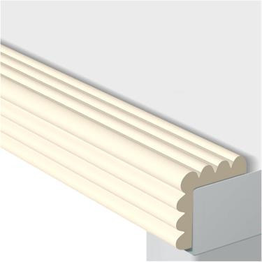 Imagem de Tiras de segurança de espuma - protetores de mesa autoadesivos em forma de W, cantos, amortecedor, para lareira de móveis de mesa de vidro - faixa anticolisão infantil de borda, bege, 10 m /