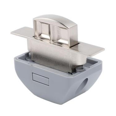 Imagem de Trava de Armário de Pressão para RV - Fechadura de Armário de Liga de Zinco Sem Chave para Motorhomes, Iates, S e RVs (Ni escovado)