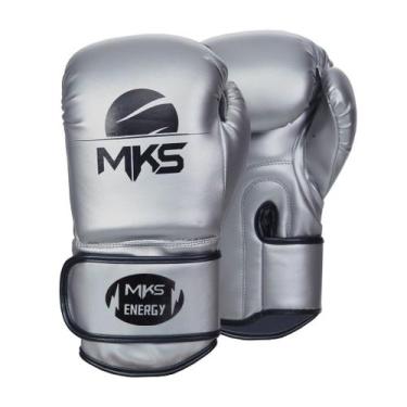 Imagem de Luva de Boxe MKS Energy V2 Silver, 16oz