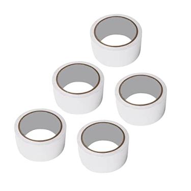 Imagem de Fita de Marcação de Piso de 5 Unidades, Fita Adesiva Multifuncional de Piso de 5 Cm de Largura para Linha de Marcação de Quadra de Tênis de Basquete, Vôlei, Campo de Competição