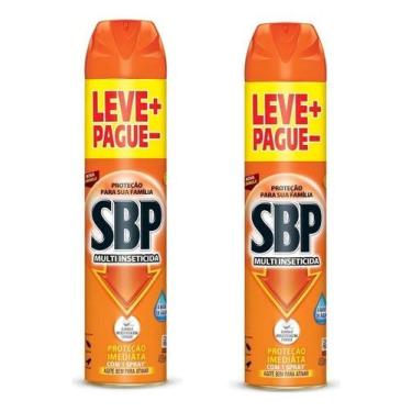Imagem de Multi Inseticida Aerosol Sbp 450ml Embalagem Economica C/2