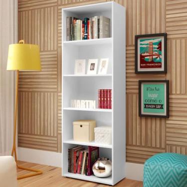 Imagem de Estante para Livros Multy 4 Prateleiras Branco - Artely - Artely Móvei