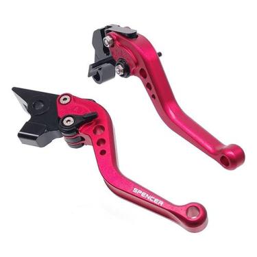 Imagem de Manete Spencer Reforçado Rc51 Rvt1000 Sp 1 Sp 2 2000 A 2006, Vermelho