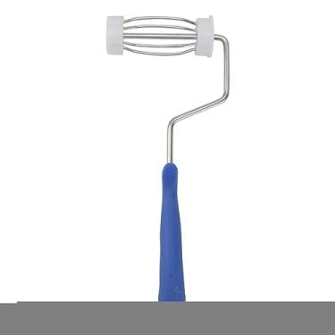 Imagem de Roller Frame Ergonomic Handle Alta Resistência Fácil Controle Paint Frame Roller para Wall Painting Stainless Steel Plastic (4インチ)