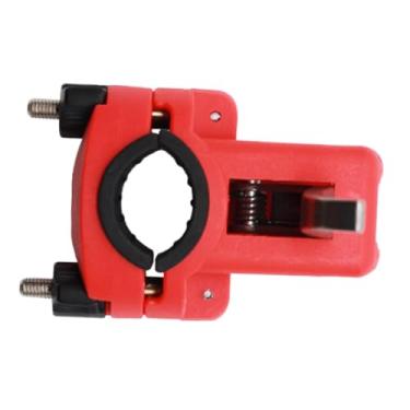 Imagem de Pegciuho Anchonete de hastes de barco Crampo se encaixa no diâmetro do pólo de 2 a 3,5 cm de suporte de rack de pesca para iates de caiaque , Vermelho