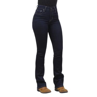 Imagem de Calça Feminina 725 High-Rise Bootcut Azul Levi`s 37678