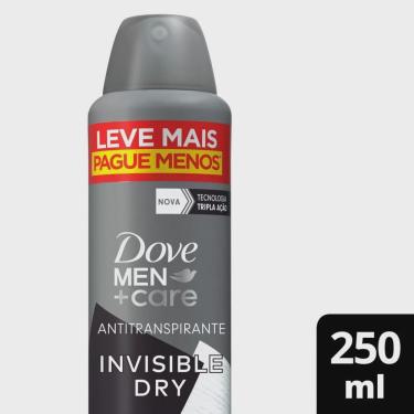 Imagem de Desodorante aerosol dove men + care invisible dry 48H 250ML leve mais pague menos