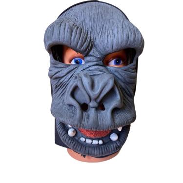 Imagem de Fantasia Máscara Gorila Macaco de Látex com Capuz