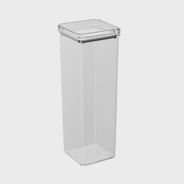 Imagem de Pote Hermético Lyor My Box Quadrado Empilhável 10x30cm