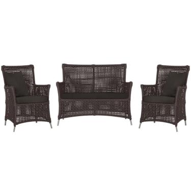 Imagem de  Jogo Sofá e 2 Poltronas de Área Igapó Alumínio