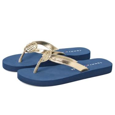 Imagem de Tommy Hilfiger Chinelo feminino Crelina, Ouro 788, 38
