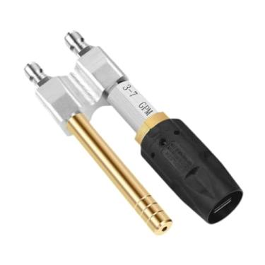 Imagem de Generic Twist bico a jusante bico de lavagem macia Alto alcance, com 1/4, ajustável, 0 a 60 ° para lavadora de pressão para limpar paredes altas