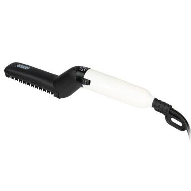 Imagem de Prancha Para Cabelo E Barba Onida On-67 - 130c - Bivolt - Preto E Branco