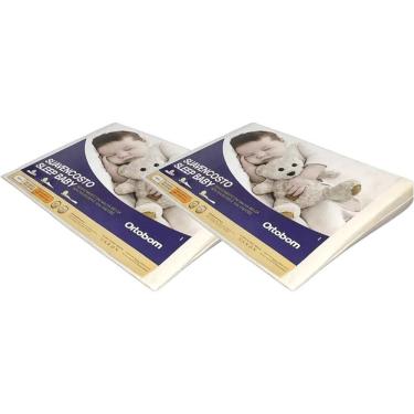 Imagem de Travesseiro Infantil Rampa Anti Refluxo Sleep Baby Kit C/ 2 Un (40x70) - Ortobom