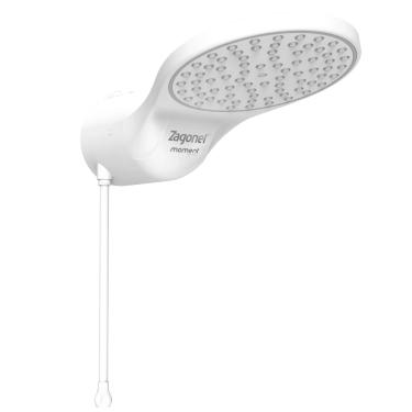 Imagem de Ducha Moment Eletrônica Branco – Zagonel | 220V 7500W Cód. DMOEL75220BR03