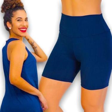 Imagem de Kit Shorts Legging + Regata Fitness Academia Bermuda Cós alto 173 - IR
