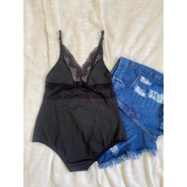 Imagem de Body Plus Size até o tamanho 54 - VM Store, Preto, 56/58