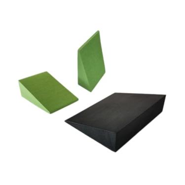 Imagem de menolana 3x Blocos de cunha para agachamento, pranchas de inclinação para os pés, construção muscular, pranchas de alongamento para ioga, maca de panturrilha