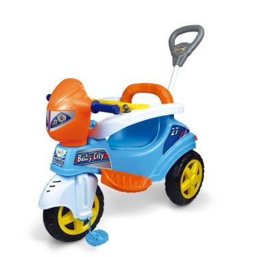 Imagem de Triciclo Infantil Maral Baby City  Colorido Passeio e Pedal