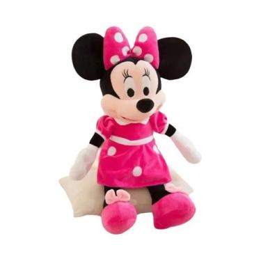 Imagem de Grande 35-100cm Kawaii Pelúcia Mickey Minnie Mouse Goofy Pluto Pato Do