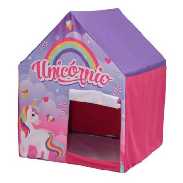 Imagem de Casinha Barraca Cabana Tenda Infantil Unicornio Diversão Brinquedo