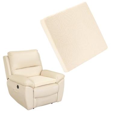 Imagem de GOSTADY Almofadas reclináveis para assento de espuma longa sentada, camada macia tufada para idosos, cadeira reclinável, travesseiro de chão, cadeira de escritório, carro, sem pressão nas coxas, 50 x