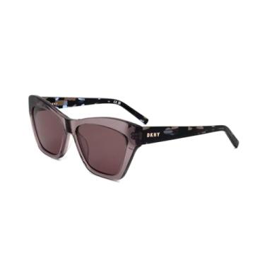Imagem de DKNY Women's DK535S Cat Eye Sunglasses, Crystal Mink, ONE Size
