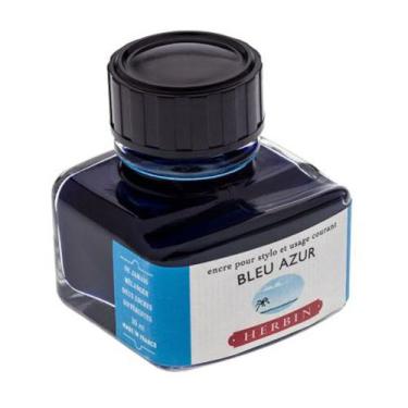Imagem de Tinta para Caneta Tinteiro Herbin 30ml, BLUE AZUR - 13012