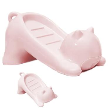 Imagem de Saboneteira Porta Sabonete Gato Gatinho Banheiro Lavabo Pia Box Mesa Bancada Antiderrapante Drenagem