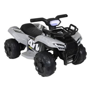 Imagem de Quadriciclo Elétrico Infantil 6v Cinza Bel Luz E Som 20 Kg