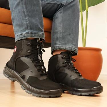 Imagem de BOTA KADESH ADVENTURE VULCANO FULL BLACK - BICO POLIPROPILENO - COM PALMILHA PU KADESH - N° 42