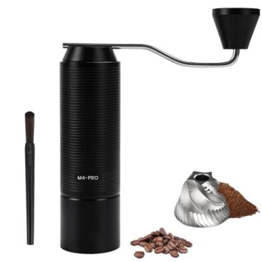 Imagem de iCoffee Moedor Cafe Manual Coffee Grinder com Ajuste Preciso para Todos os Métodos (Preto 30g)