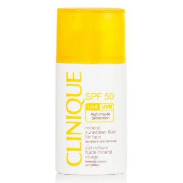 Imagem de Fluido protetor solar Clinique SPF 50 para rosto - pele sensível