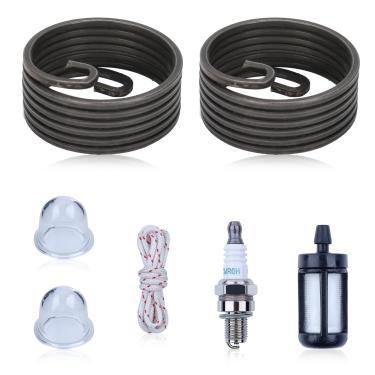 Imagem de Atunee 4241 195 3501 Mola de arranque para soprador Stihl BG56 BG66 BG86 HS46 HS81 SH56 com filtro de combustível vela de ignição primário lâmpadas de corda de puxar substituição 00003503502