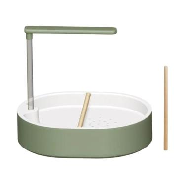 Imagem de ShengQuanHao Banheira Automática para Pássaros, Ducha para Papagaios, Fácil Instalação, Acessórios Multifuncionais com Bomba, Banheira para Papagaios Cinzentos de, verde