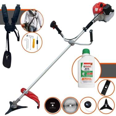 Imagem de Roçadeira Anmax Cg520p-tb 52cc 2,2hp 5 Em 1 + Óleo Stihl