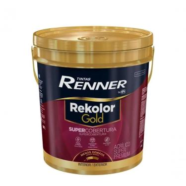 Imagem de Tinta Rekolor Gold Supercobertura Branco 16l Renner