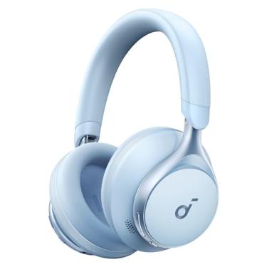 Imagem de soundcore Space One da Anker, Fone de Ouvido Bluetooth 5.3 com ANC adaptivo, Headphone Gamer, Over-Ear, 60h de Bateria, Áudio Hi-Res LDAC, Controle via App, Chamadas Claras, Ajuste Confortável, Azul