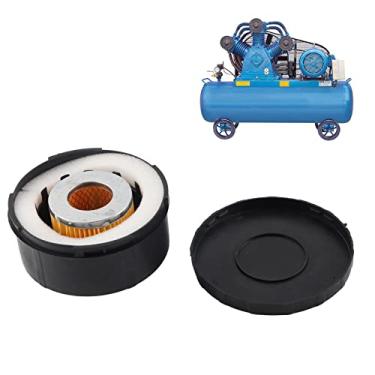 Imagem de Compressor de ar bomba de ar silenciador redutor de ruído 3/4 25 mm construção de metal para geradores sopradores portas de exaustão