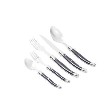 Imagem de Faqueiro 30 Peças em Inox Laguiole Kenya Preto