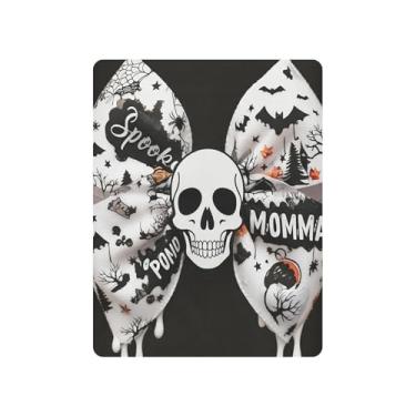 Imagem de JUZIHAI Lençol de berço de Halloween para meninos e meninas, capa de colchão de bebê macio elástico respirável para berço padrão e cama infantil, 99 x 68 cm