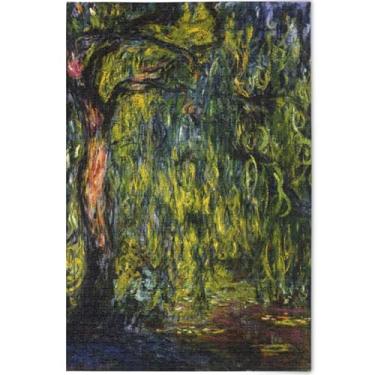 Imagem de Quebra-cabeças com pintura de gato branco, 500 peças, presentes tecnológicos para amantes, quebra-cabeças rígidos para adultos, decoração de arte com estampa animal, 52 x 37,8 cm